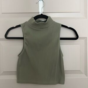 Zara high neck crop top